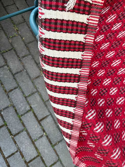 Narzuta wełniana nowa dwustronna