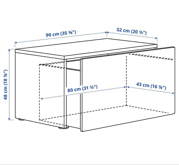 Ikea smastad skrzynia