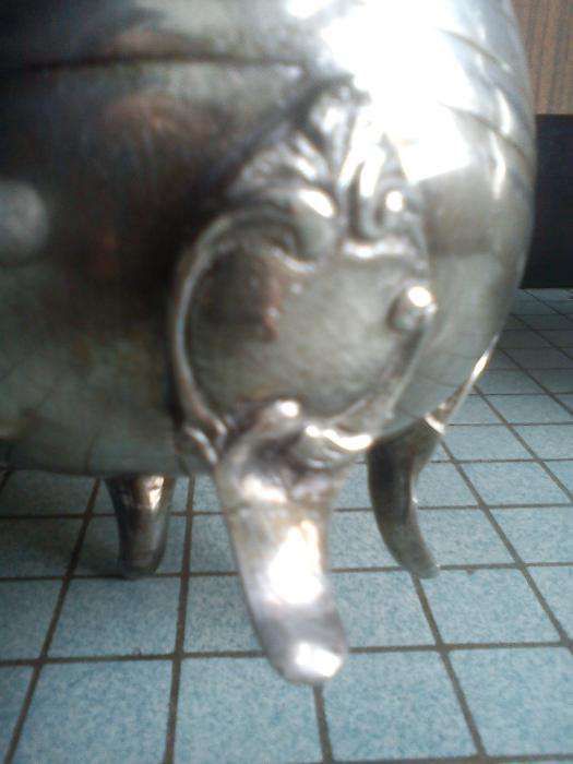 Serviço de chá vintage de três peças em muito bom estado vendo troco