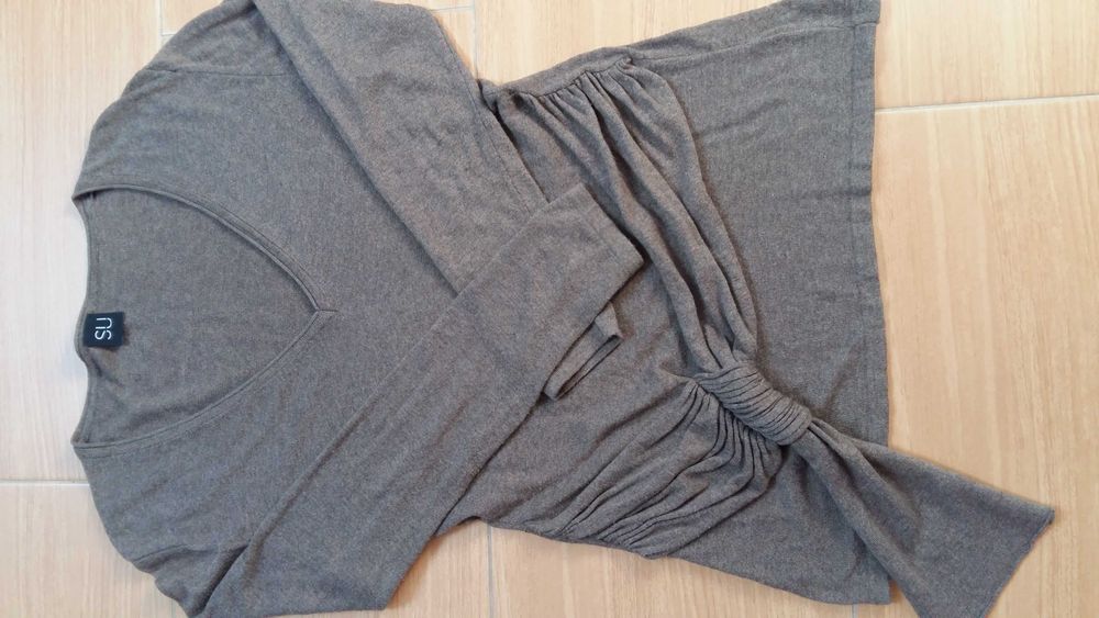 Sweter rozm.L z wełną kaszmir,viskoza oryginalny, piękny