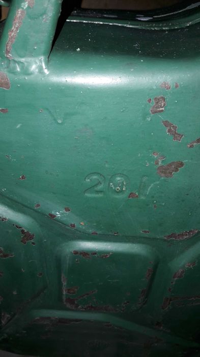 Kanister metalowy blaszany 20l.