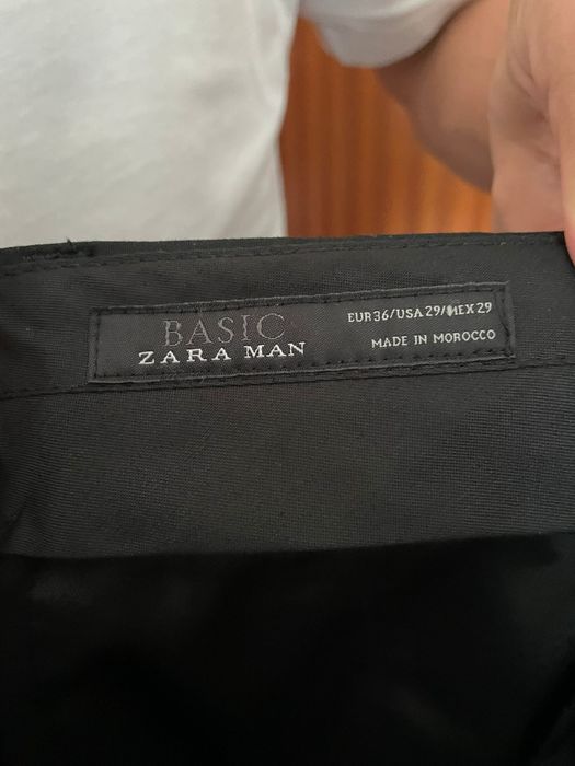 Fato Preto Zara Basic Man