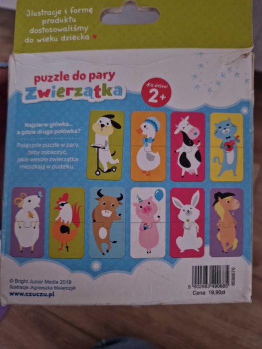 Puzzle czu czu księżniczki i zwierzątka