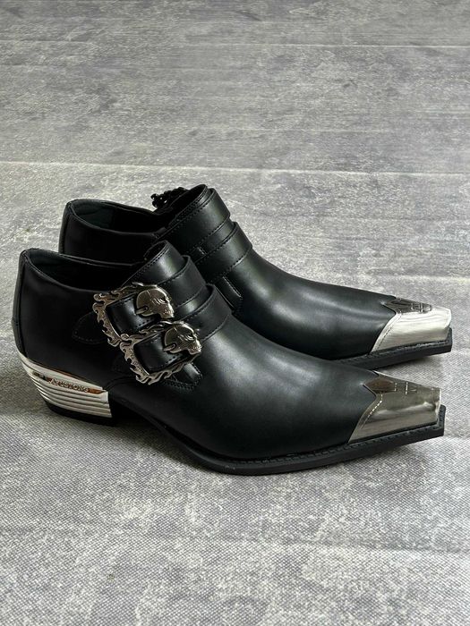 Черевики indie sleeze казаки hedi boy archive boots архив чорні
