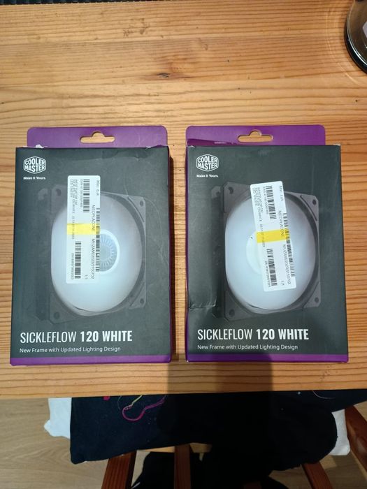 2X Wentylator Cooler Master Sickleflow 120 White