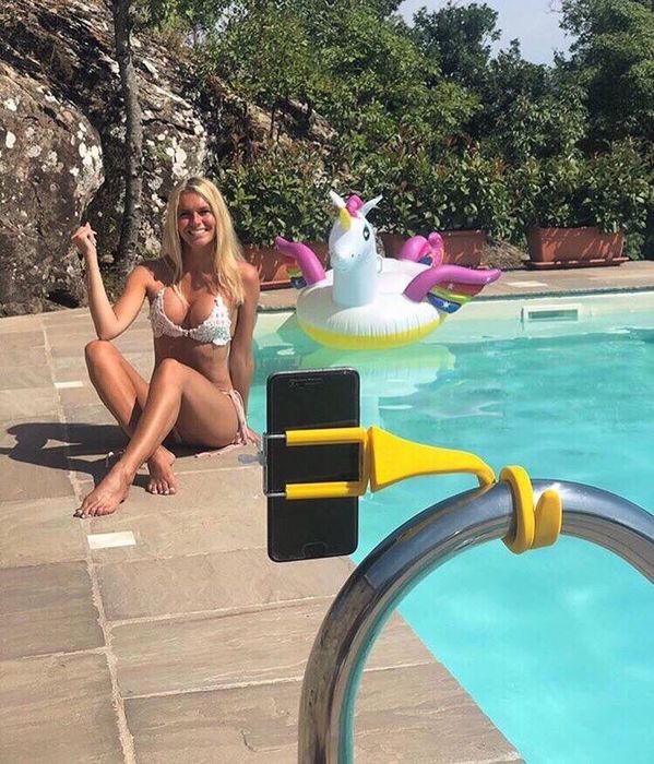 Гнучкий монопод селфіпалка штатив тримач для смартфона