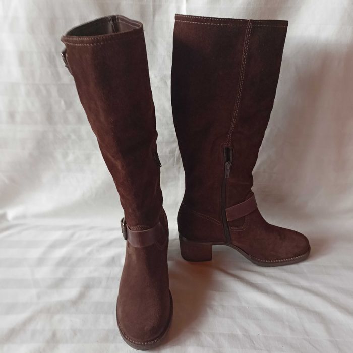 Dune London  kozaki roz. 39 - dł. wkł. 25 cm- skóra- stan bdb