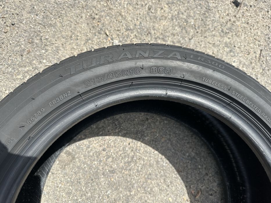 215/45 R16 Bridgestone Turanza /4шт./літо/2024рік/