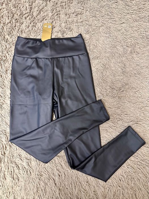 Лосини матові з високою посадкою утеплені