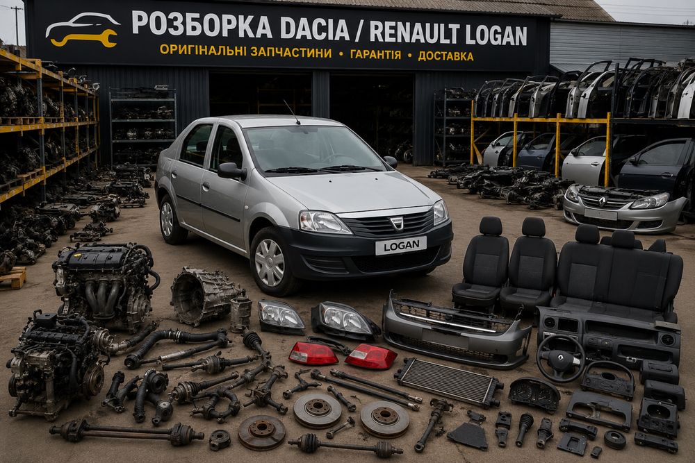 РОЗБОРКА DACIA LOGAN / RENAULT LOGAN / Дача Логан / Рено логан  2005–2012