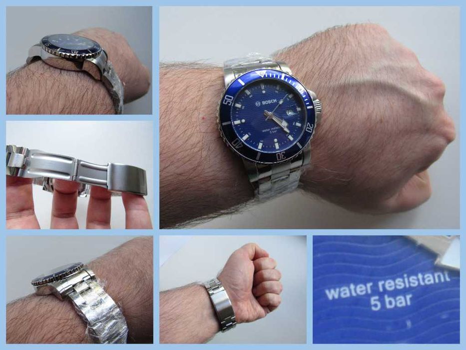 Часы ударопрочные, (дайверы) водонепроницаемые Bosch (Miyota Citizen) Anniversary Diver Design