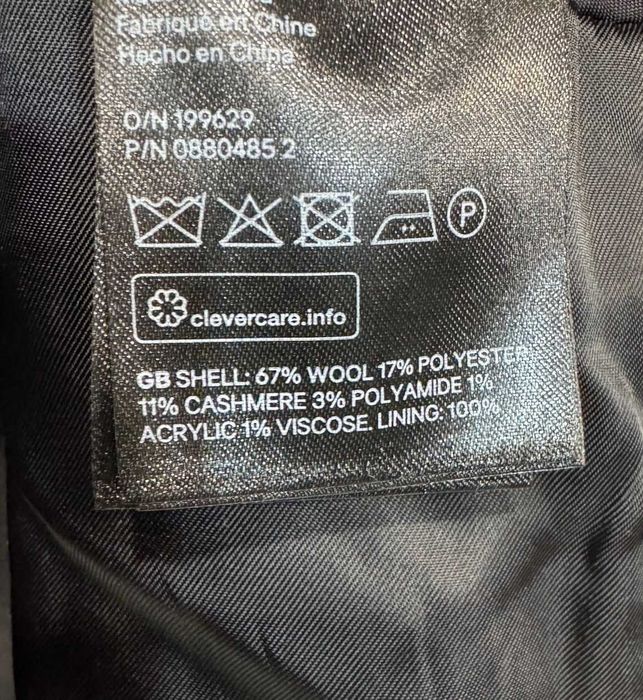 Стильне пальто бренд H&M Premium кашемір
