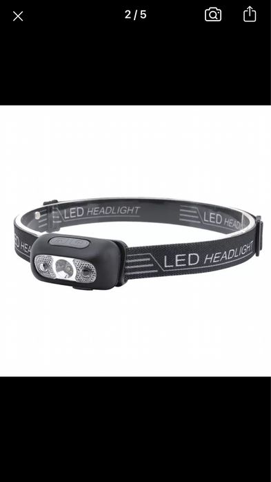 Ліхтар налобний акамуляторний