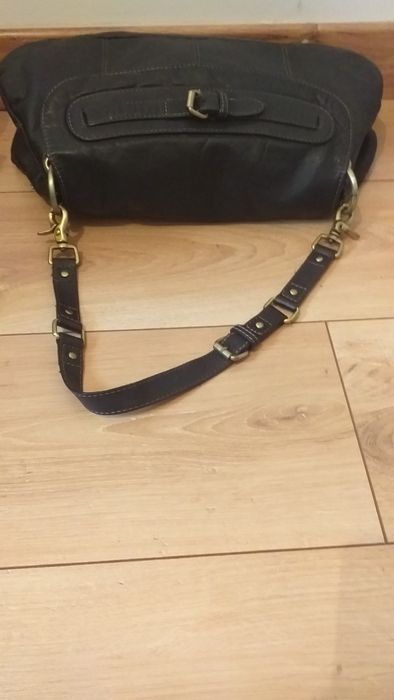 MAXMARA Max&Co oryginalna skóra naturalna torebka kuferek shopperWorek