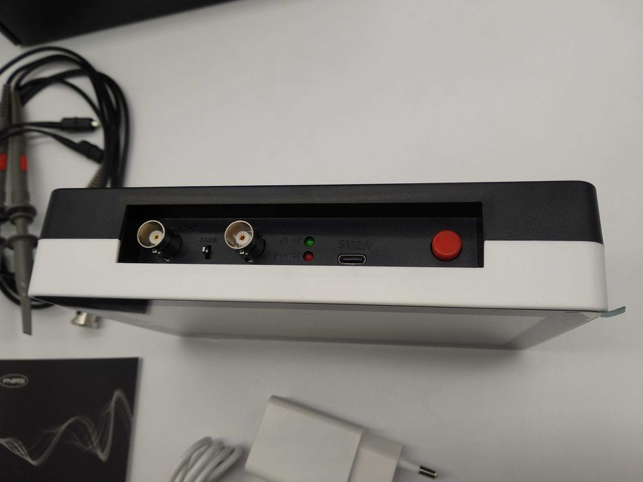 [NOVO] Osciloscópio Touch tablet de 100mhz 2 canais Com Garantia