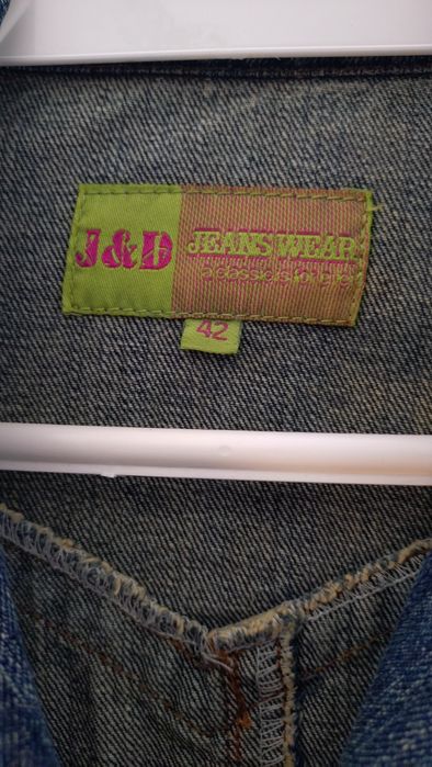 Krótka kurtka jeansowa bolerko katanka blue denim