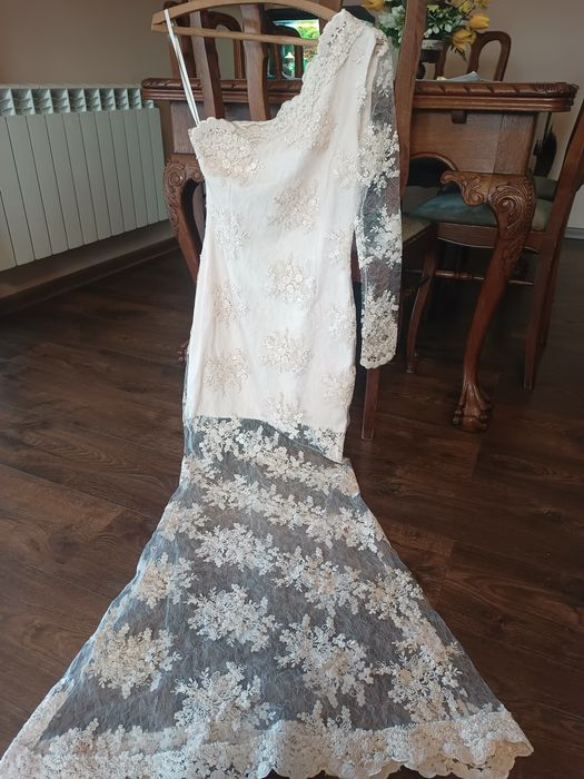 Sukienka EMO ecru 36/34