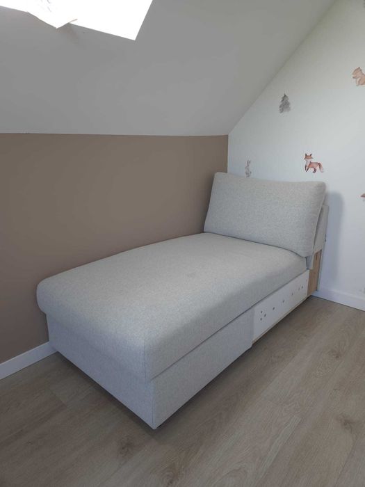 Leżanka szezlgon sofa IKEA VIMLE beżowa z pojemnikiem