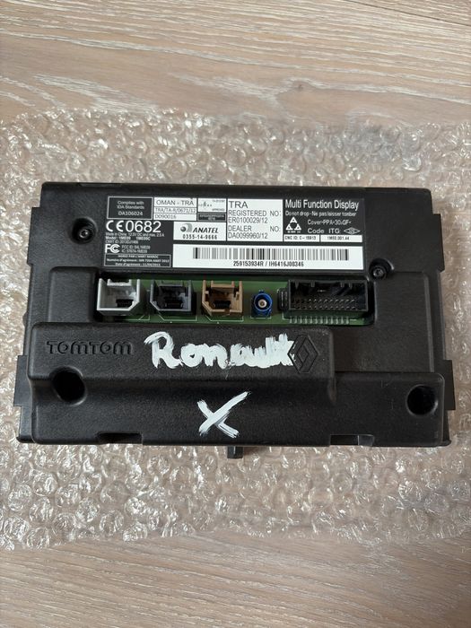 Ekran nawigacja renault laguna coupe tomtom