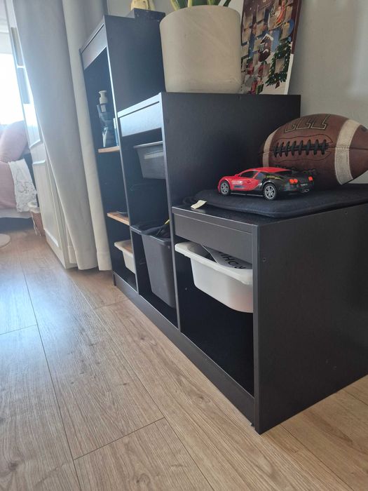 Trofast estrutura Preta - IKEA, 99x44x94 cm