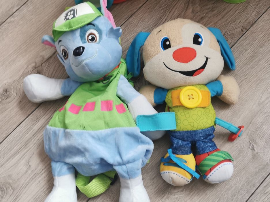 Zabawki psi patrol, lalka, koszyk