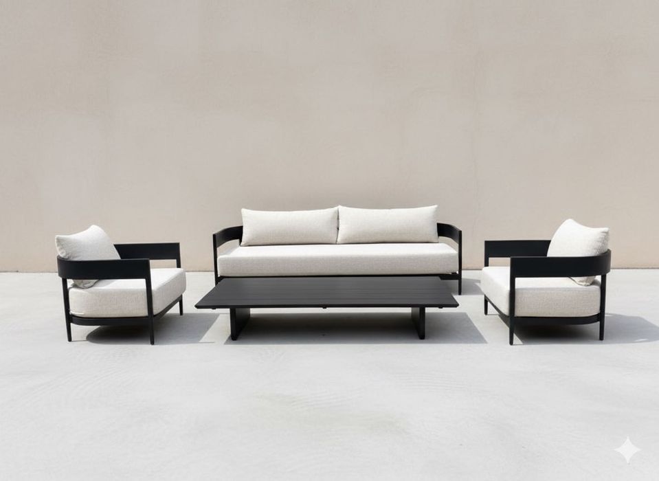 Zestaw mebli ogrodowych PREMIUM, Aluminium, Piękne.