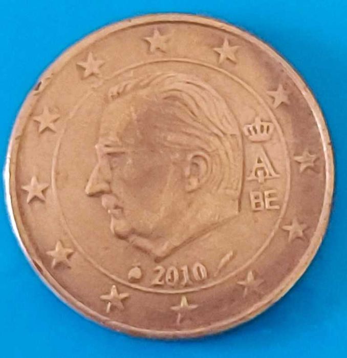 5 Cêntimos de 2010 da Bélgica, Alberto II