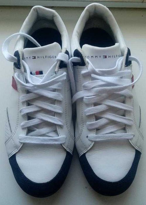 Чоловічі шкіряні кросівки tommy hilfiger (оригінал)