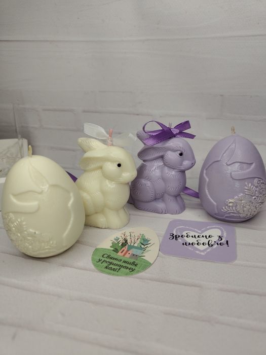 Натуральні бджолині воскові свічки Гілочка Верба