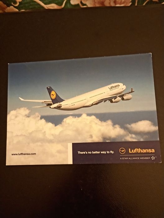 Pocztówka Lufthansa