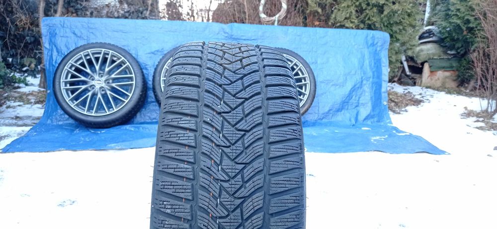Felgi Koła Aluminiowe BORBET 225/40/R18 DUNLOP 8.5mm 5x114.3 NISSAN