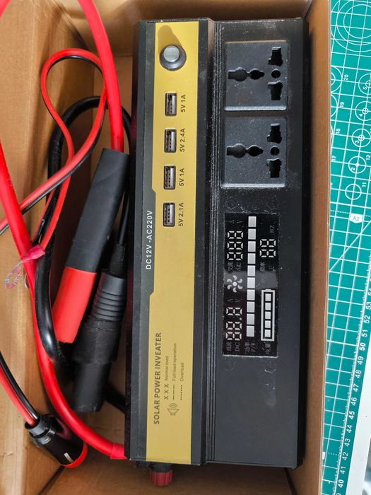 Інвертор китай Peak "6000W" Car Power Inverter DC 12V To AC 220V