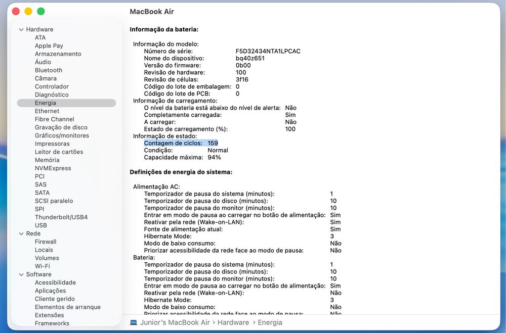 MacBook Air M2 (2023) | 15" | 16GB/256GB | Perfeitas condições