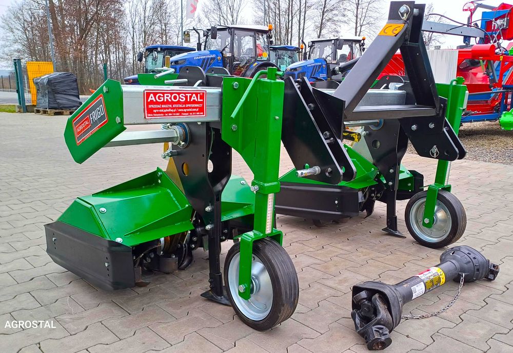 Glebogryzarka międzyrzędowa FRIGO do truskawek malin porzeczk AGROSTAL