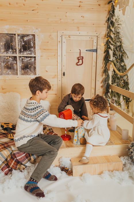 Casa de madeira - cenário de fotografia