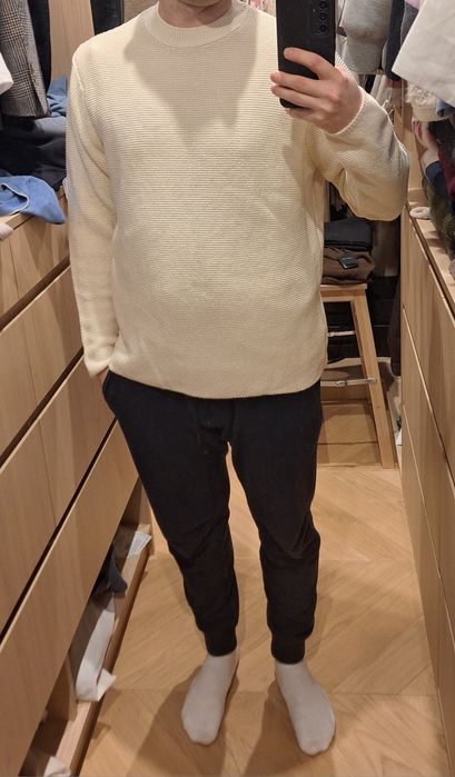 Bluza Zara, rozmiar s, beżowa, kremowa
