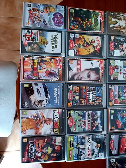 Jogos PSP muita variedade Águas Santas • OLX Portugal