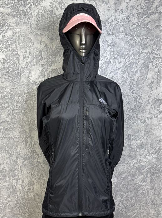 Adidas Outdoor кофта ветровка 36/38 S размер женская трекинговая черная