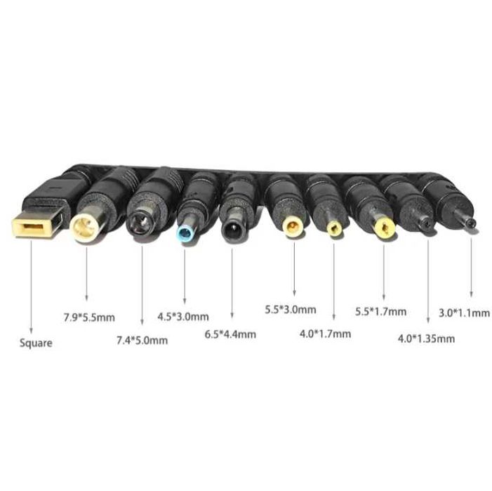 Набір перехідників для зарядкі ноутбука