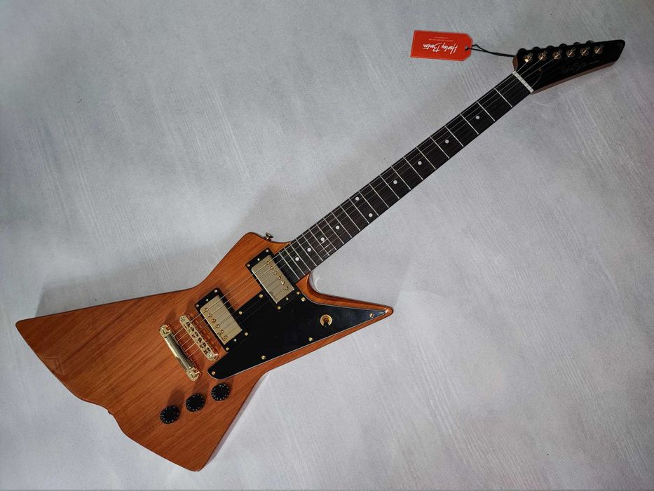 Harley Benton EX-76 Classic GHW AN gitara explorer - USTAWIONY!