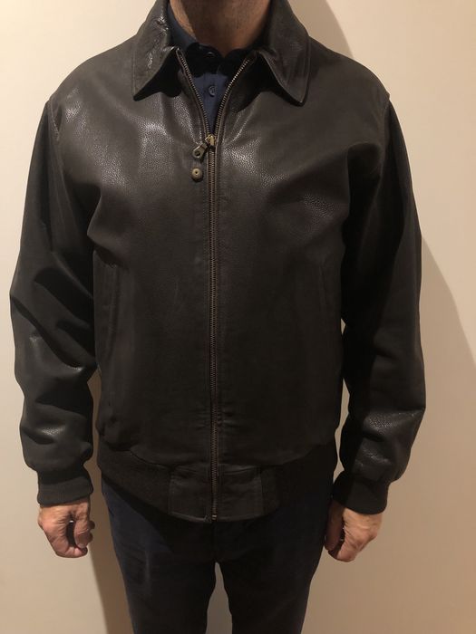 Casaco/ Blusão de pele da massimo dutti