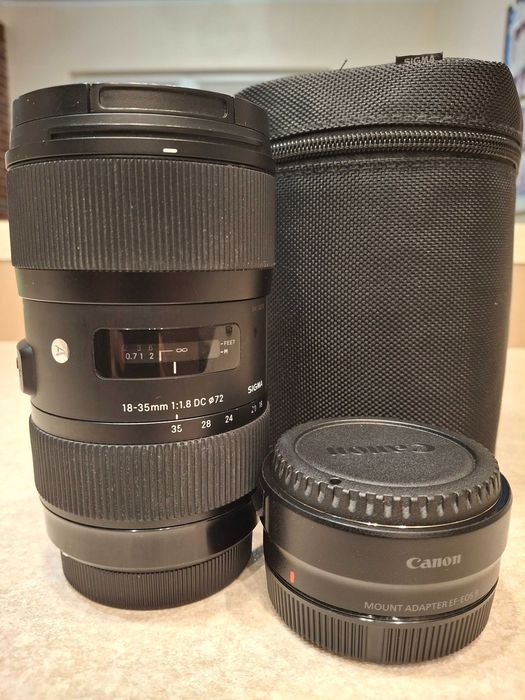 Sigma 18-35mm f/1.8 DC HSM ART pod system Canon