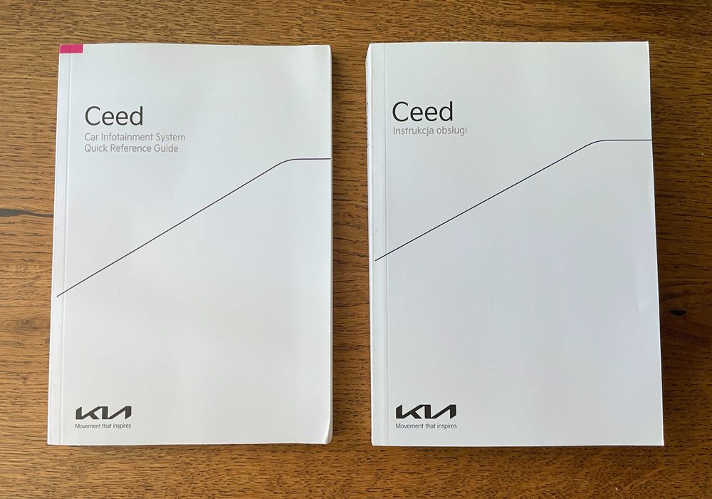 Kia Ceed III książka instrukcja obsługi PL + etui, nowy zestaw