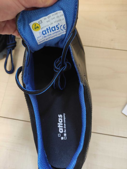 Męskie buty robocze Atlas Alu Tec 105 XP S3 SRC ESD r. 47 30,5 cm nowe