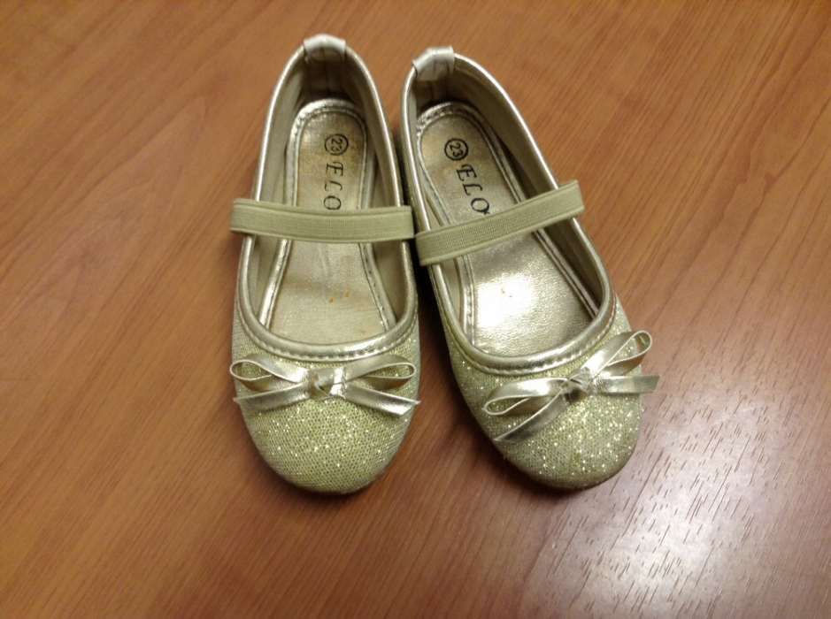 Golden Sandals with Sparkle