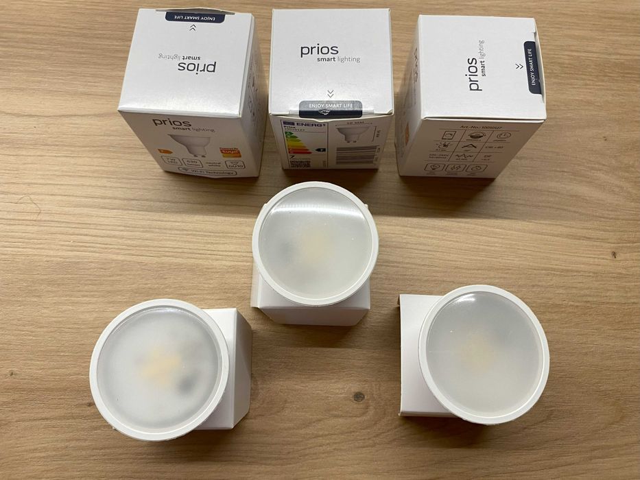 Żarówka LED PRIOS 7W GU10 630lm neutralna biała Zestaw 3 sztuki