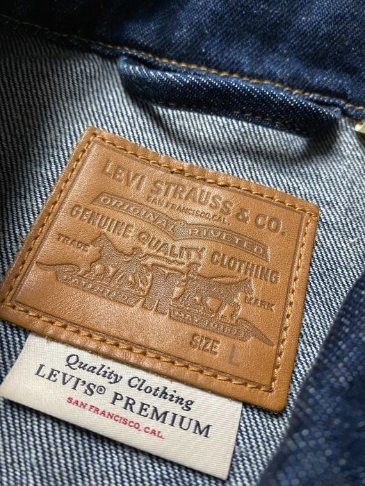 LEVIS r.L oryginalna kurtka jeansowa damska szerokie rękawy stan BDB