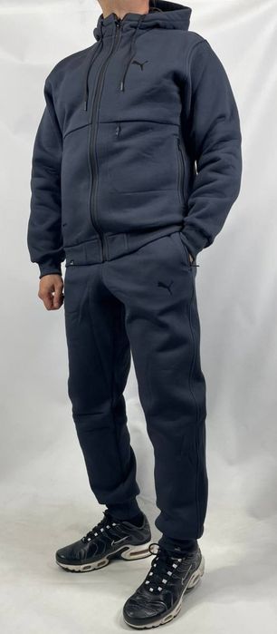 Мужской спортивный костюм Puma зимний теплый