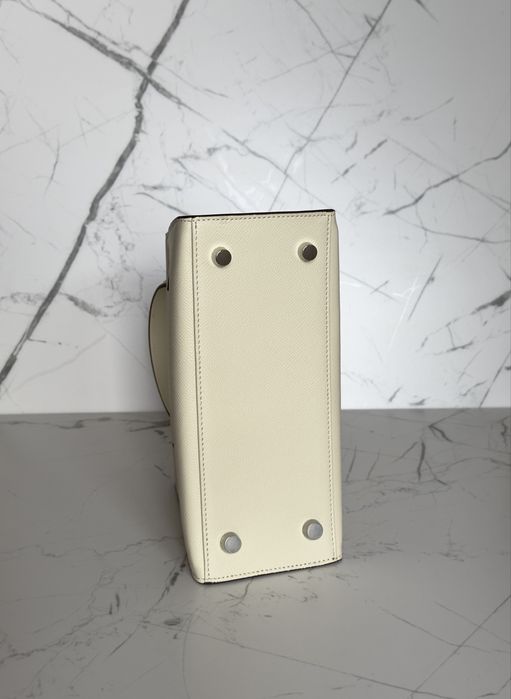Сумка Hermes Kelly 25 epsom white, Ермес Келлі чорна, Эрмес Келли