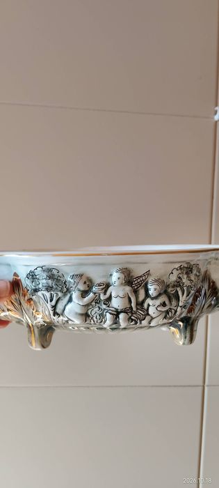 Centro de Mesa Vintage Capodimonte  anos 70